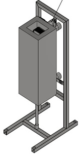 ST32 Stativ med tilslutninger 1.1/2x1.1/4"